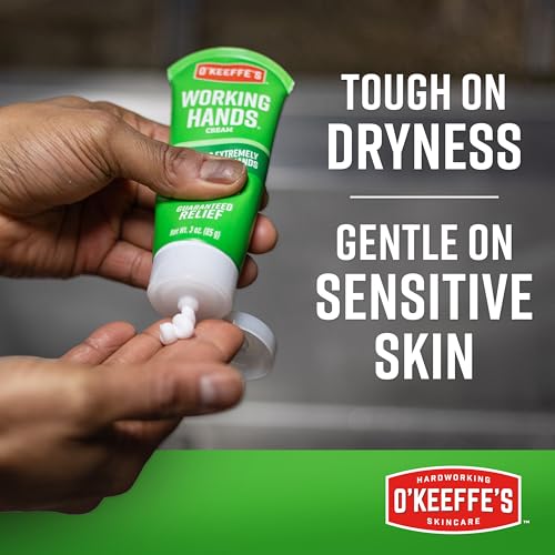 O'Keeffe's Working Hands Hand Cream for Extreme Dryness, 3 oz Tube (2 Pack) F841111