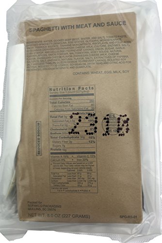 SOPAKCO Sure-Pak MRE Reduced Sodium Emergency Ration Meals, 14 Pack V754301
