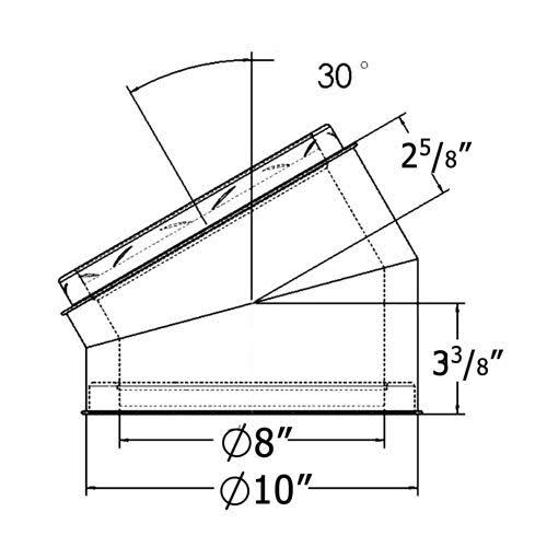 Shasta Vent 8A-E30 Elbow Kit 30 Deg Z4156