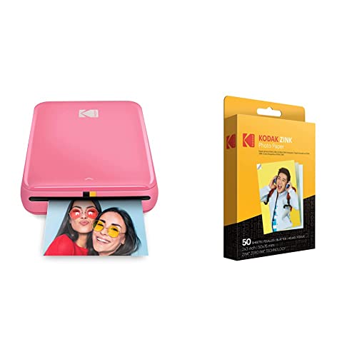 KODAK Step Instant Smartphone Photo Printer - Portable Wireless Zink 2x3" - White G38776