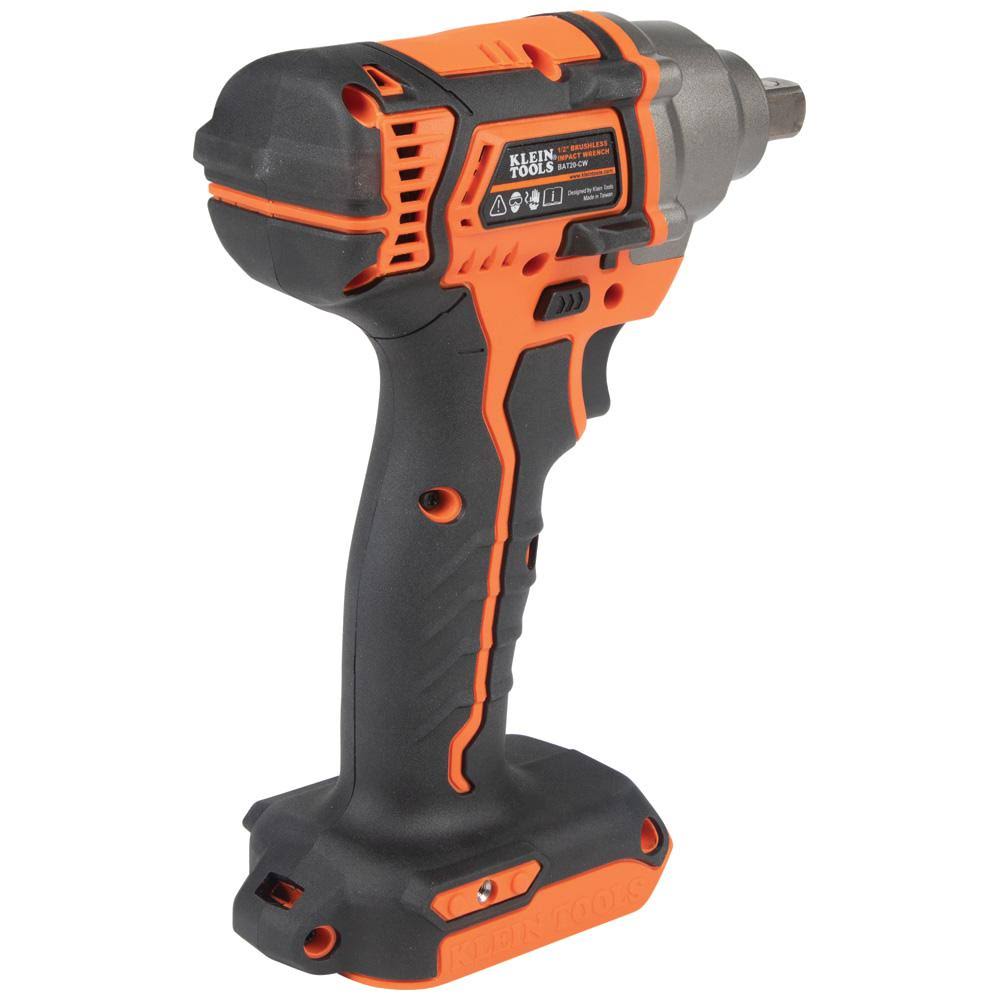 Klein Tools BAT20CW Battery-Operated Compact Impact Wrench, 1/2-Inch Detent Pin I8625