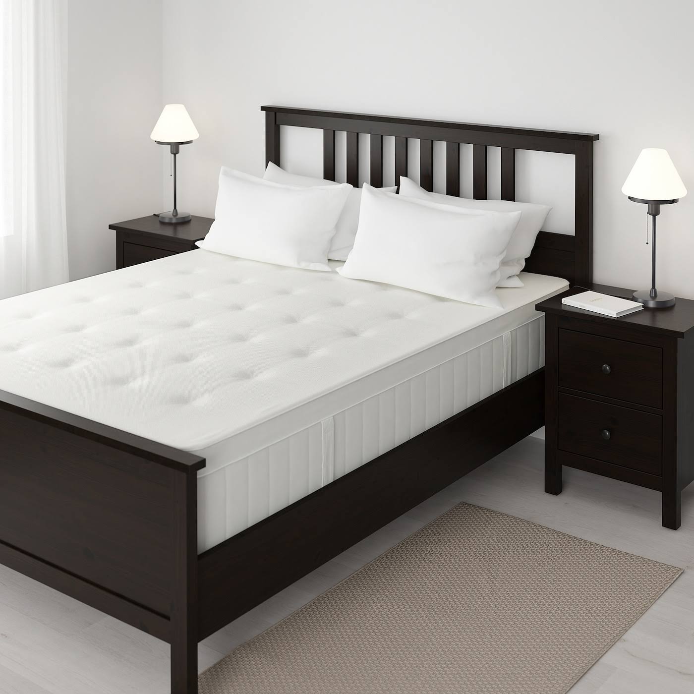 IKEA HESSTUN Eurotop Mattress, firm, King Q2564