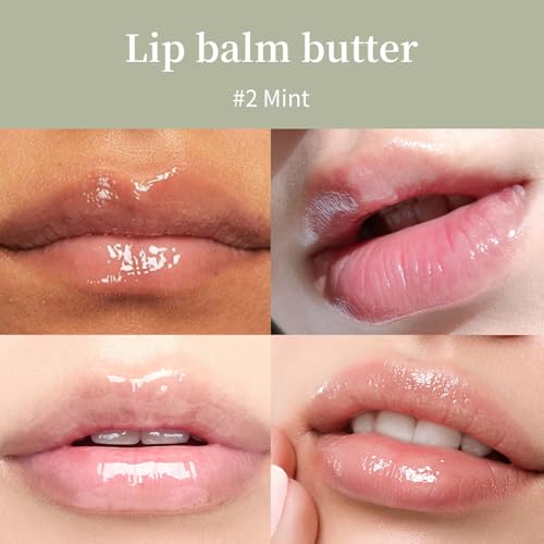 URQT Lip Butter Balm 4PCS, Hydrating Nourishing Lip Care with Natural Oils H306