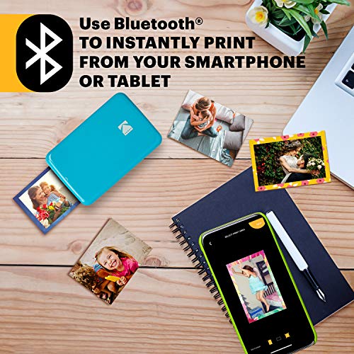 KODAK Step Instant Smartphone Photo Printer - Portable Wireless Zink 2x3" - White G38776