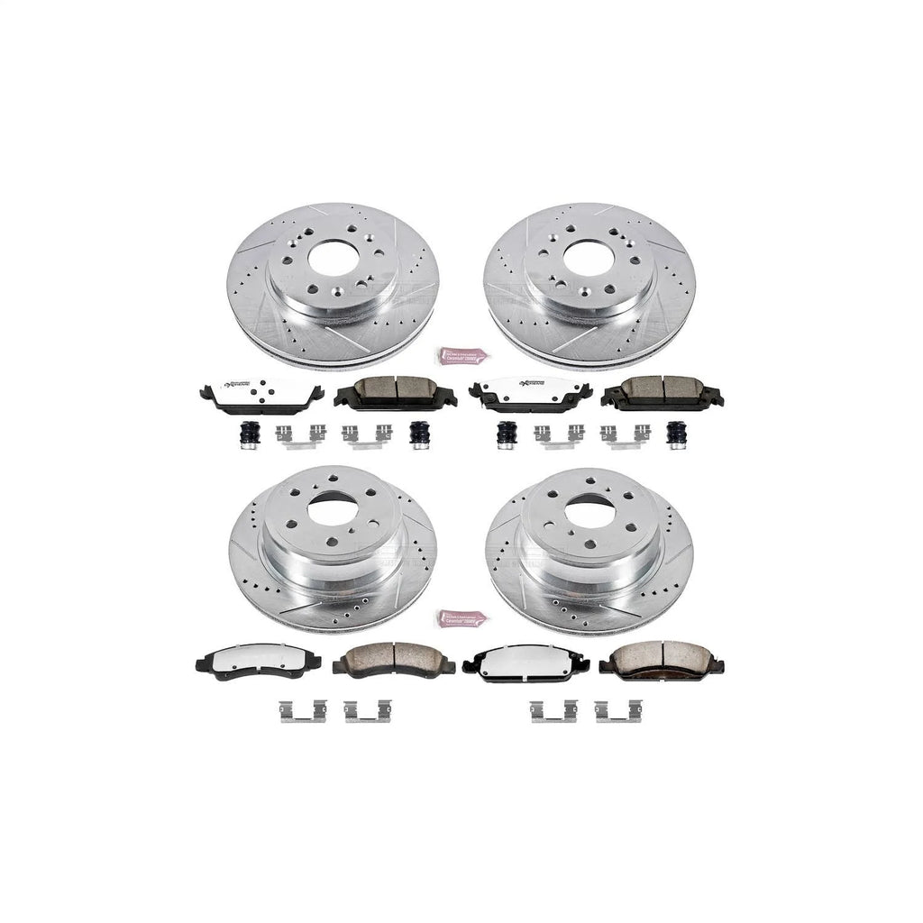 Power Stop K6560-36 Z36 Front & Rear Truck and Tow Brake Kit V7674