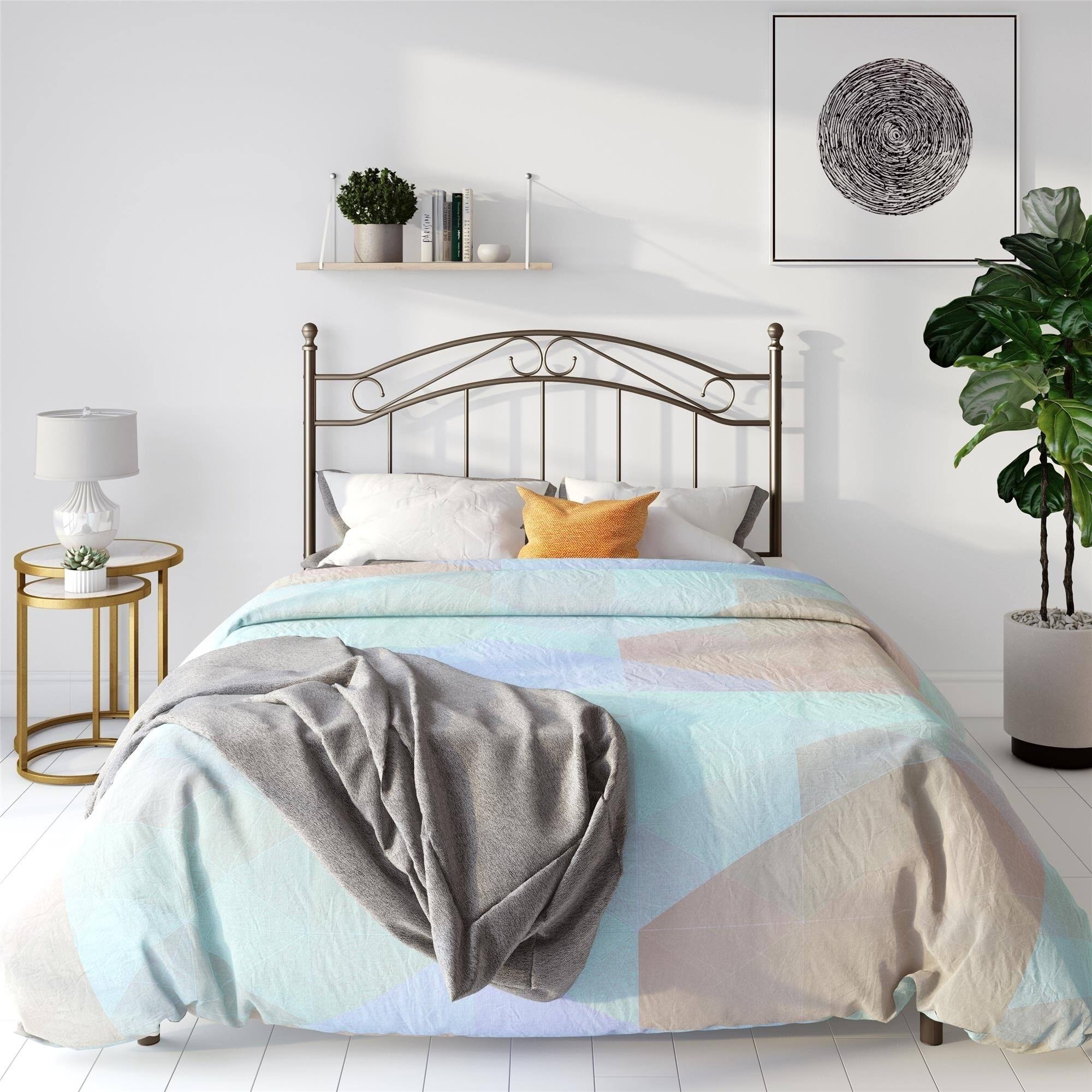 Avenue Greene Irma Full/Queen Metal Headboard Bronze C610