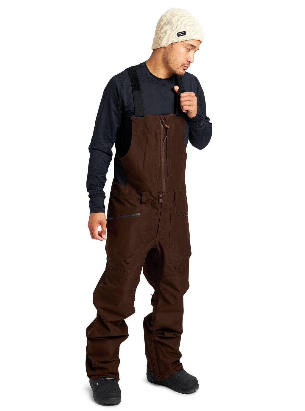 Burton Reserve GORE-TEX Bib Pant Men's Seal Brown L H24598