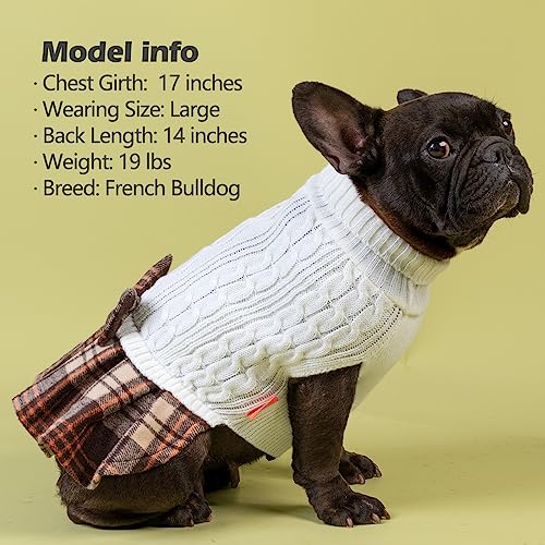 KYEESE Dog Sweater Knitwear with Bowtie for Small Dogs R875009