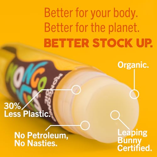 Mongo Kiss USDA Organic Lip Balm Set 8-pack with Mongongo Oil & Cocoa Butter B2380