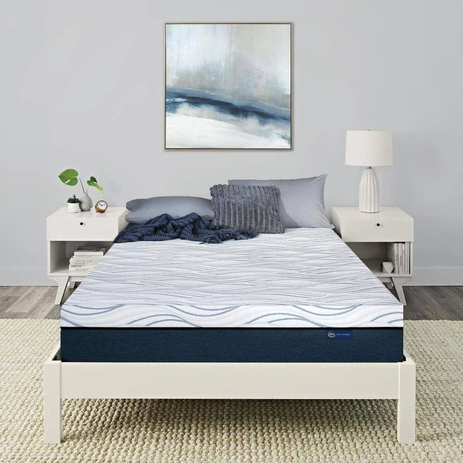 Serta 10-in King Hybrid Mattress in Blue | 500770458-1060