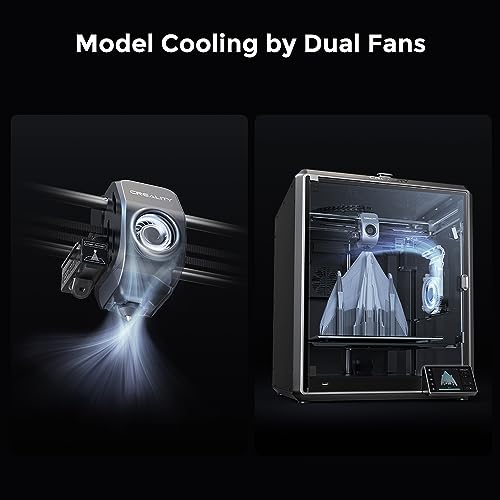 Creality K1C 3D Printer, 600mm/s High-Speed Printing, Carbon Fiber Support B672644