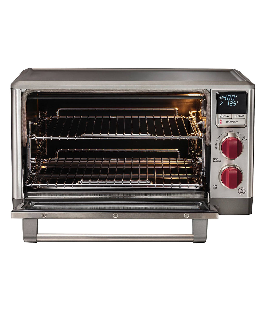 Wolf Gourmet Elite Countertop Oven with Red Knobs L10534