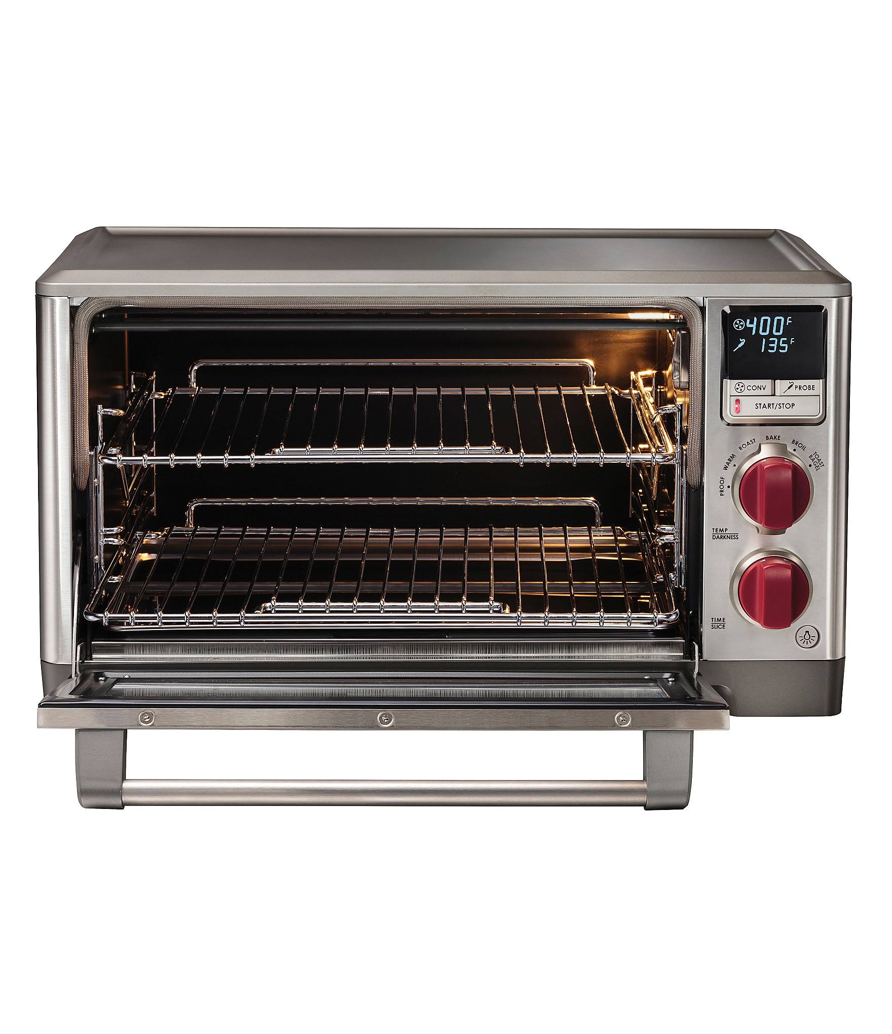 Wolf Gourmet Elite Countertop Oven with Red Knobs L10534