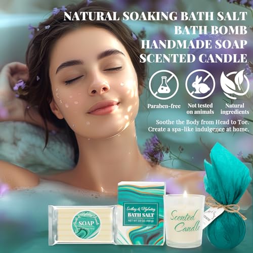 Women's Bath and Body Gift Set with 5 Pcs Ocean Scented Spa Gifts G419995