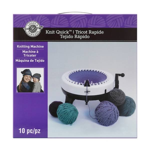 Loops u0026 Threads Knit Quick Knitting Machine - 10 Pieces - Each - Megean