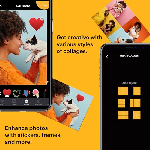 KODAK Step Instant Smartphone Photo Printer - Portable Wireless Zink 2x3" - White G38776