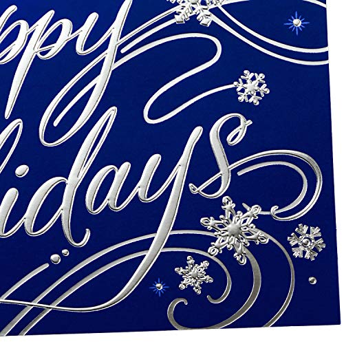 Hallmark Christmas Cards Boxed with Envelopes, Happy Holidays, 40 Count F297425