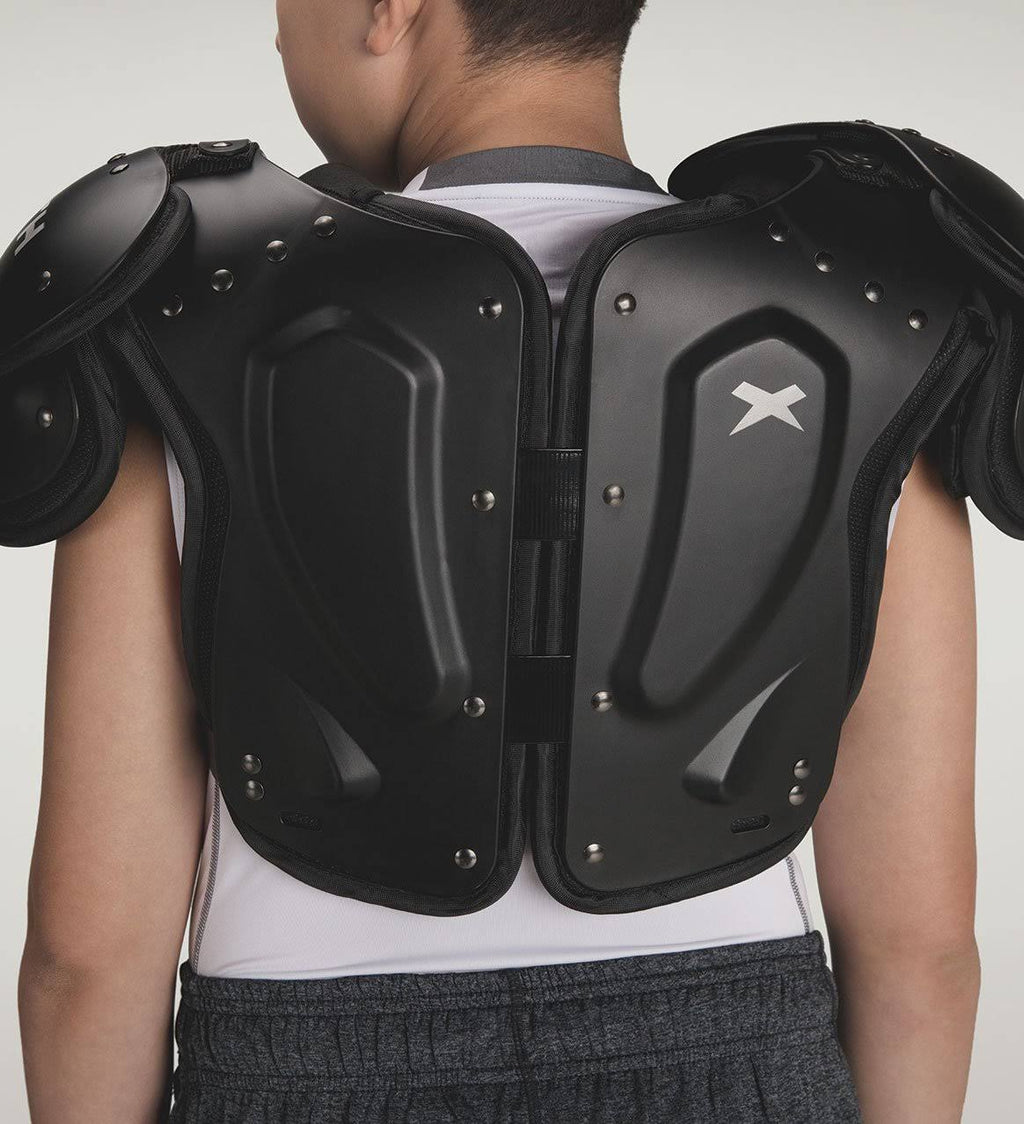 Xenith Youth Flyte Football Shoulder Pads, Black Y86564