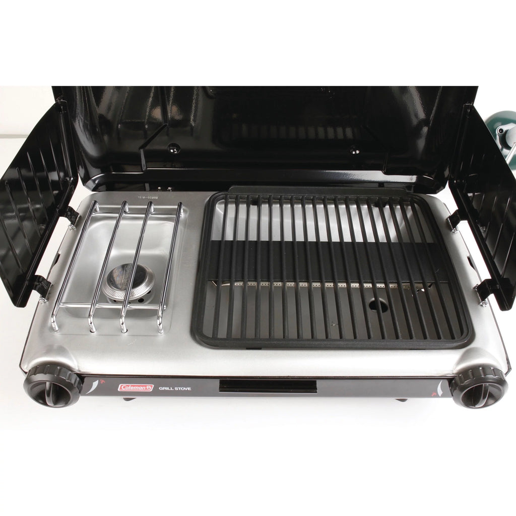 Coleman Grill-Stove Portable Propane Black J87687