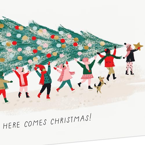 Hallmark UNICEF Boxed Christmas Cards, Here Comes Christmas (20 Cards with Envelopes) I81815