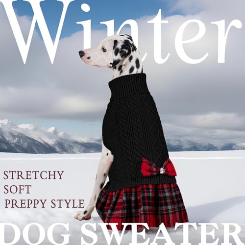 KYEESE Dog Sweater Knitwear with Bowtie for Small Dogs R875009