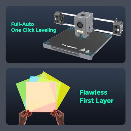 FLASHFORGE Adventurer 5M 3D Printer, Auto Leveling, 600mm/s High Speed I42024