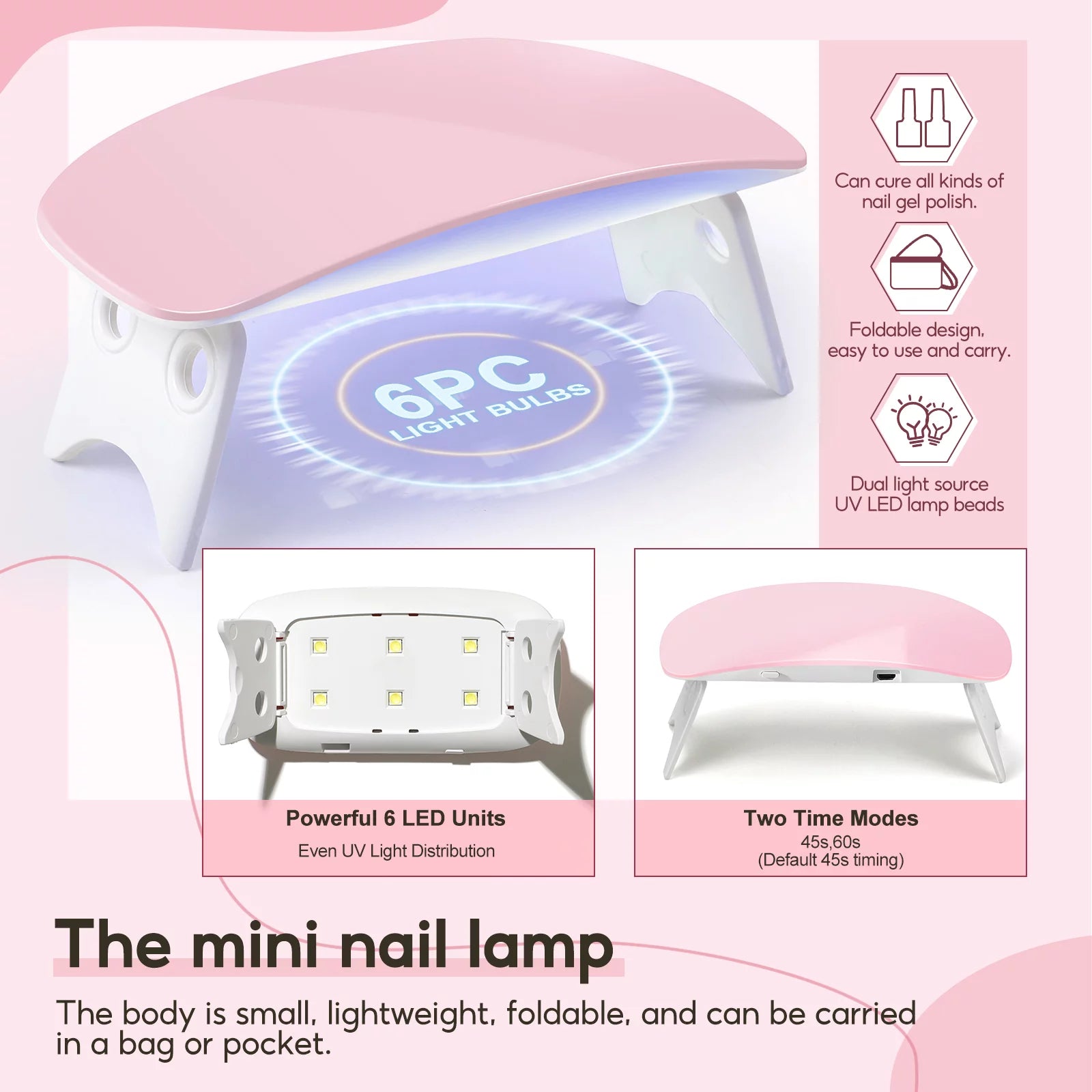 Coscelia Acrylic Nail Kit with UV Light and Nail Drill O96265