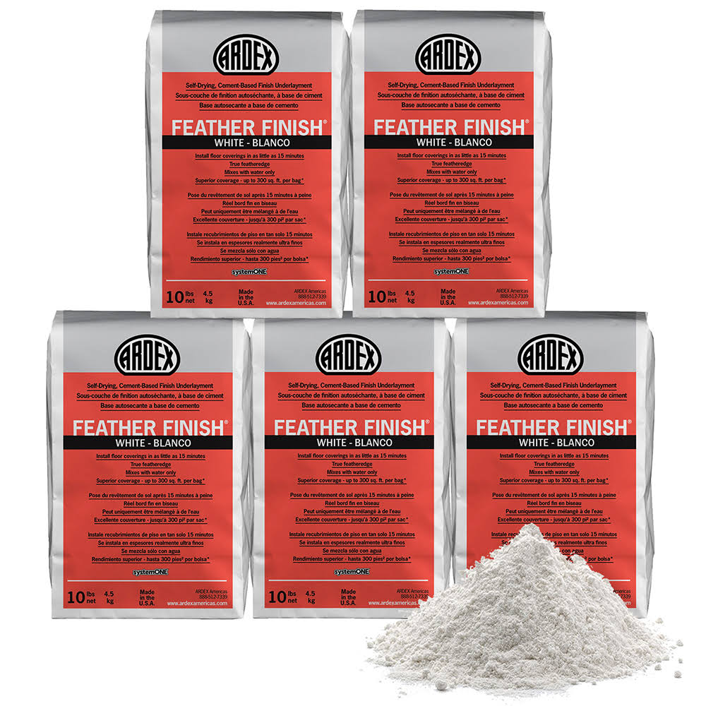 Ardex Feather Finish white/blanco Self-Drying Cement Based Bag 10 lbs (5, White)