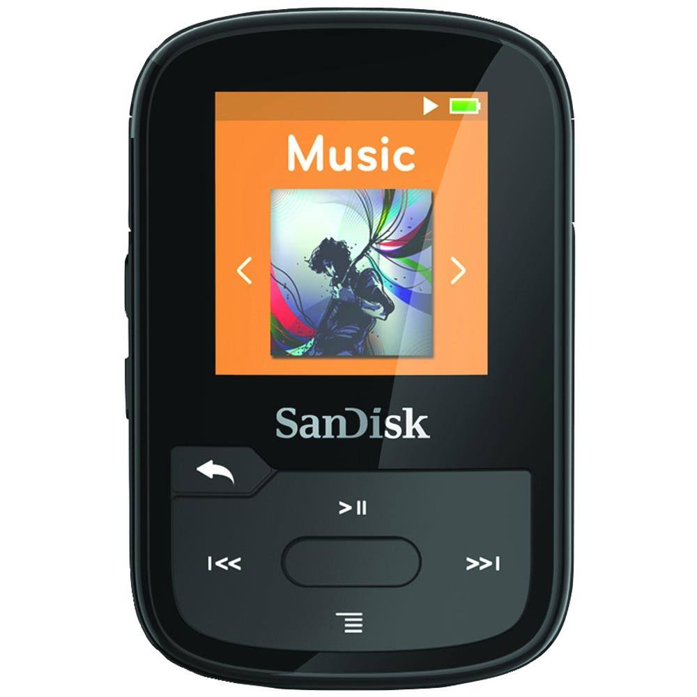 SanDisk - Clip Sport Plus 16GB* MP3 Player - Black - Megean