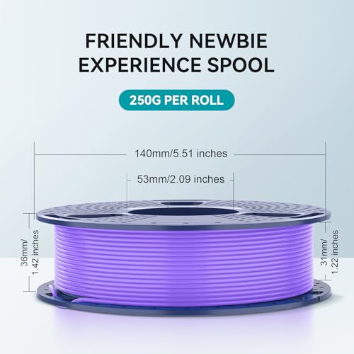 SUNLU PLA Filament 1.75mm 250g 8 Rolls Multicolor Bundle Y20969