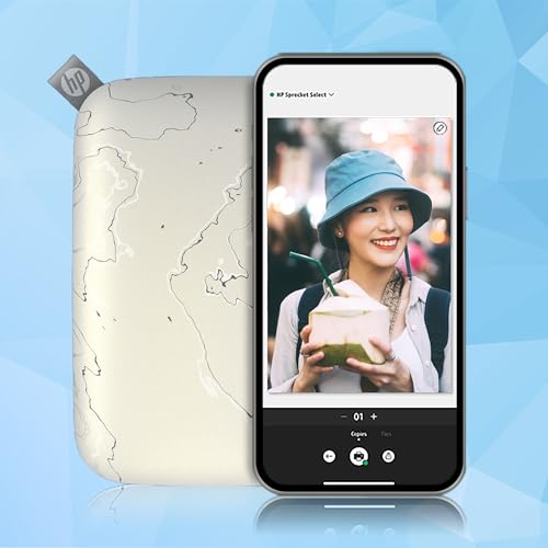 HP Sprocket Portable 2x3 Instant Photo Printer (Luna Pearl) A89391