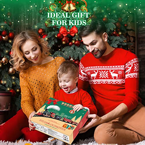 BainGesk Train Set with Steam, Light and Sounds, Electric Toy for Kids K159