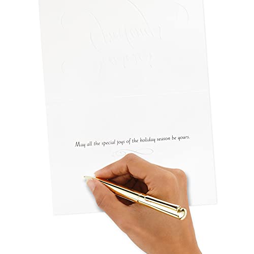 Hallmark Boxed Holiday Cards, Floral Season's Greetings (40 Cards with Envelopes) L145170