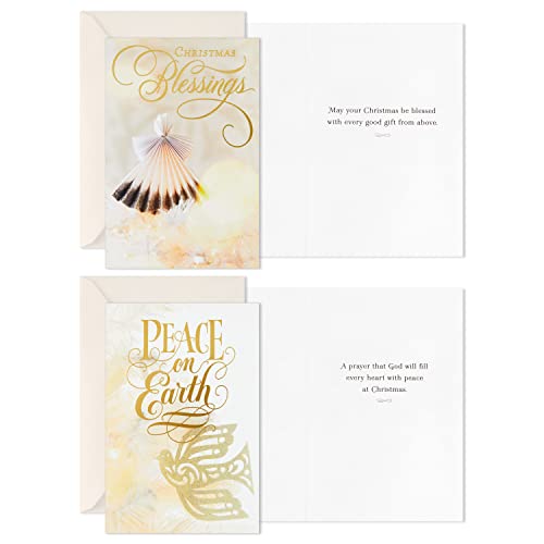 Hallmark Boxed Religious Christmas Cards Assortment, 24 Cards with Envelopes T4629