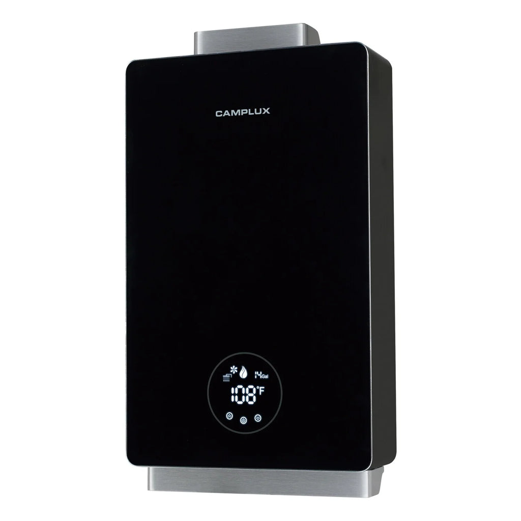 Camplux 3.18 GPM Indoor Propane Tankless Water Heater, Black I818600