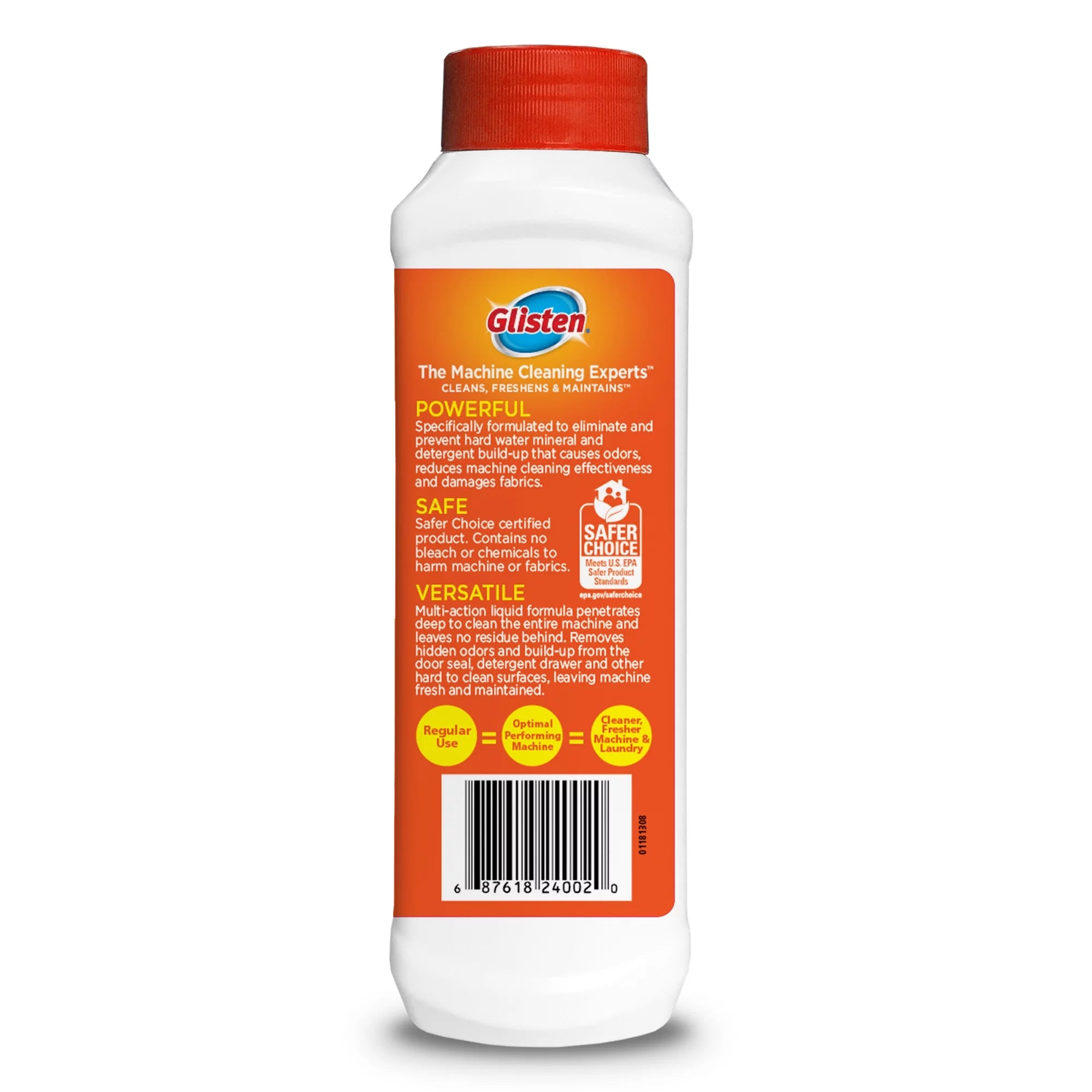 Glisten Washer Magic Washing Machine Cleaner, 3 Bottles S849864