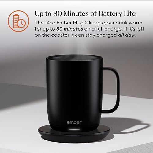 Ember Temperature Control Smart Mug 2, 14 Oz, Black K68392