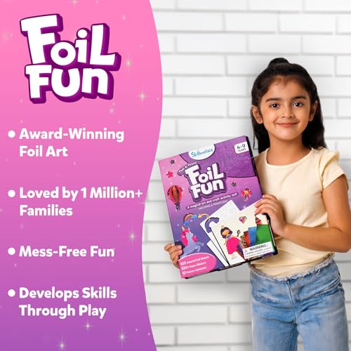 Skillmatics Foil Fun Christmas Ornaments, Mess Free Art Craft Kit for Kids Ages 4-9 S207