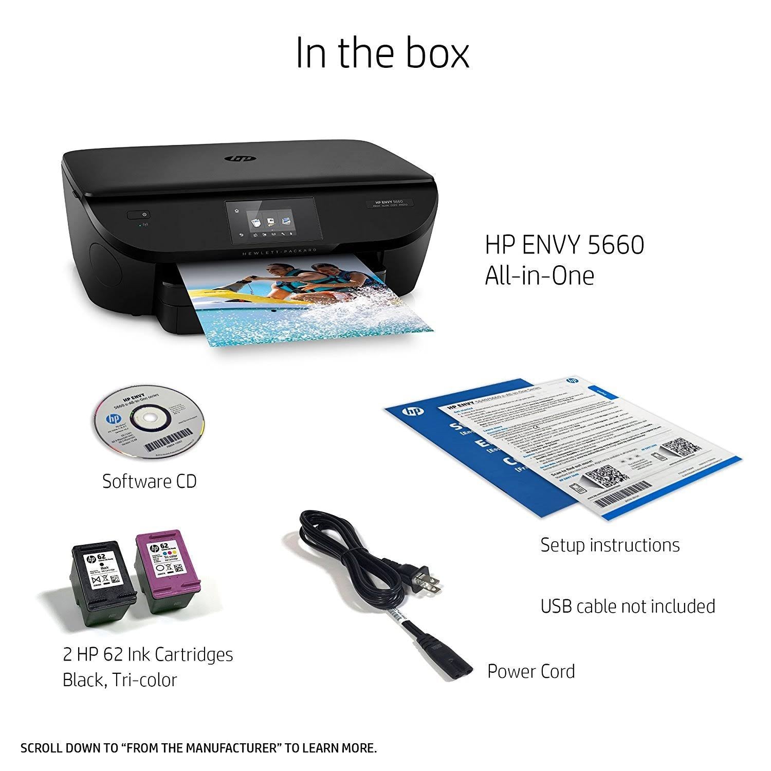 HP Envy 5660 All-in-One Wireless Inkjet Printer L3328