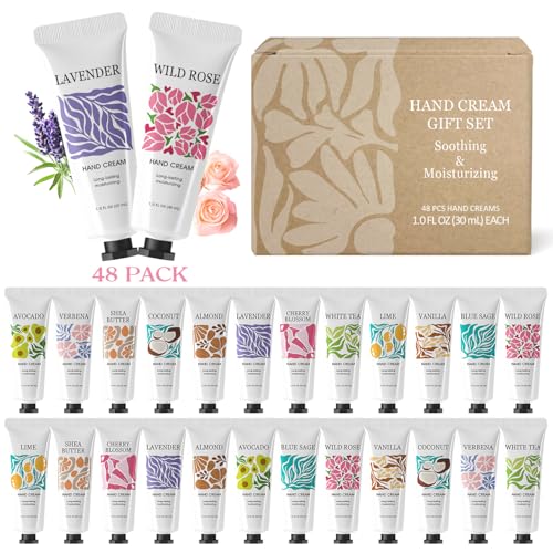 BODY & EARTH # LOVE 36 Pack Hand Cream Gifts Set for Women, Mini Moisturizing Hand Lotion D969600