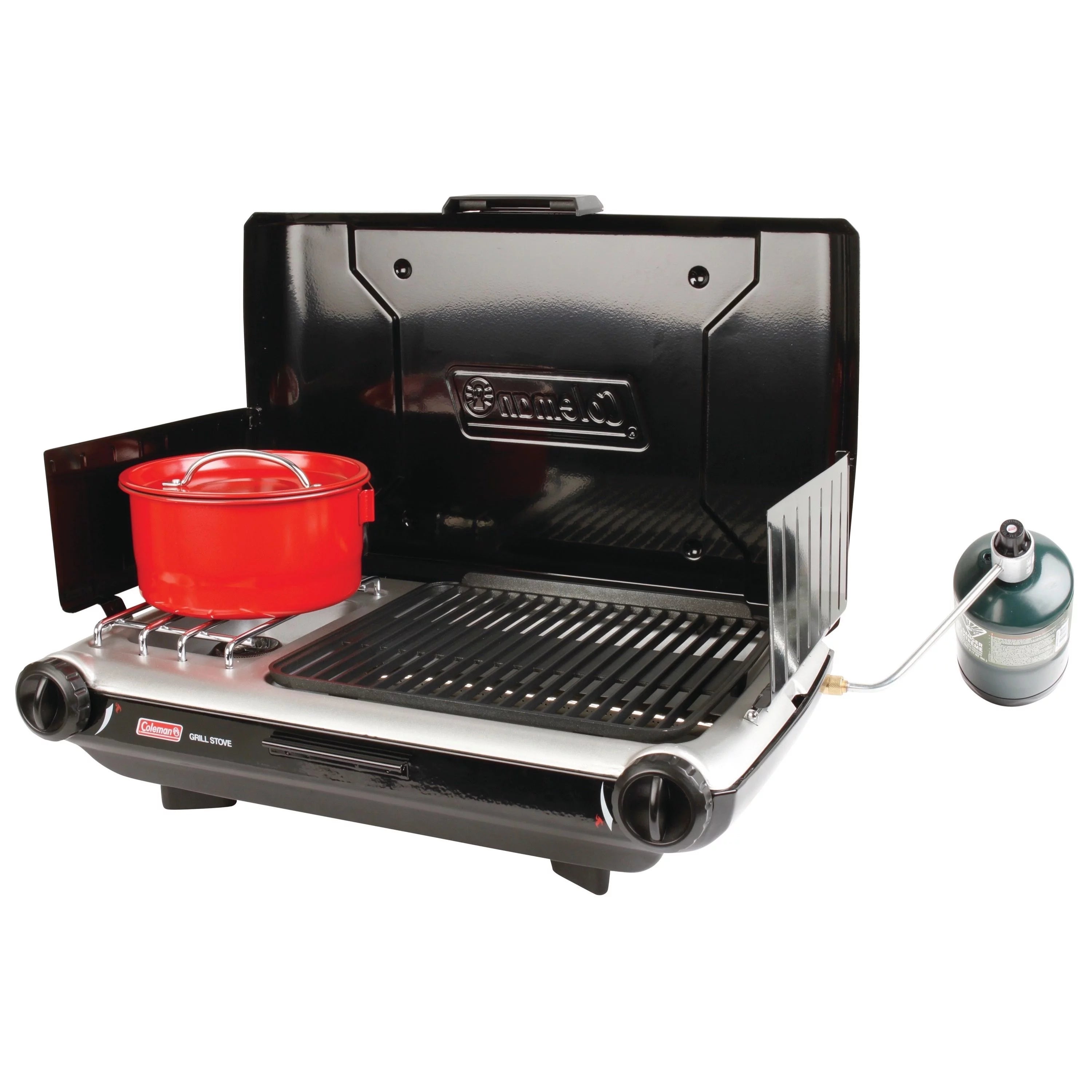 Coleman Grill-Stove Portable Propane Black J87687