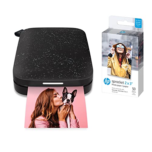 HP Sprocket Portable 2x3 Instant Photo Printer (Luna Pearl) A89391