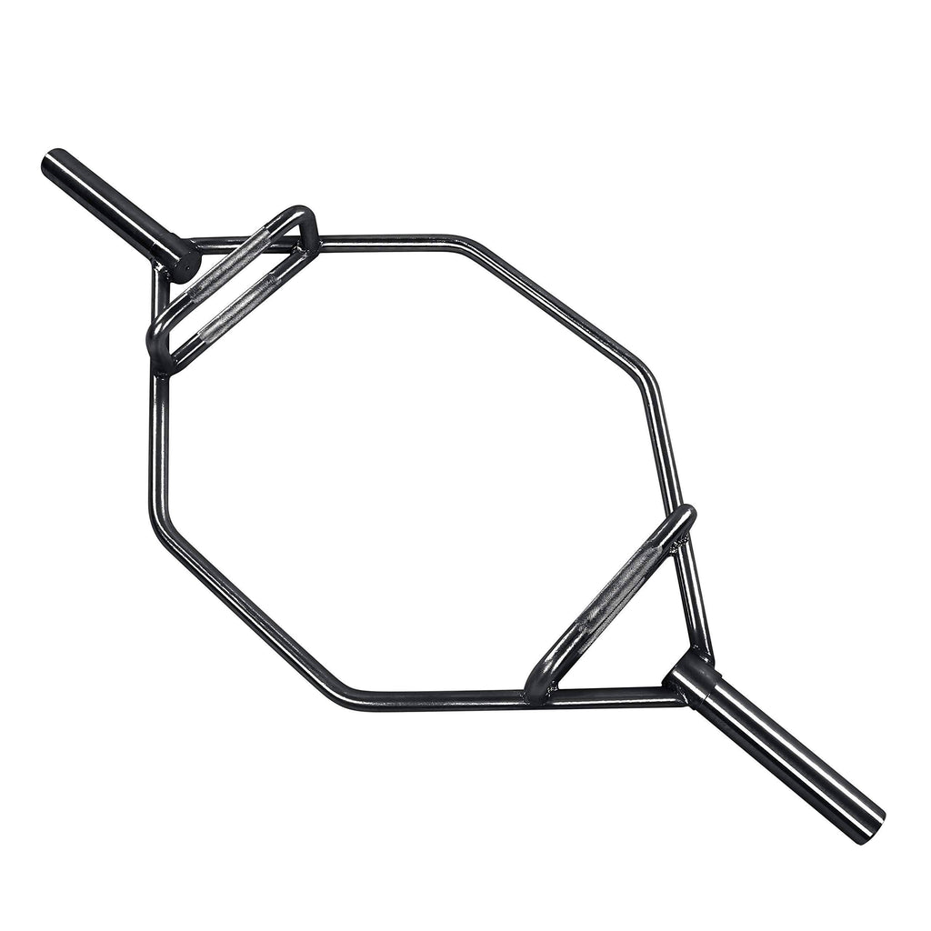 HulkFit Olympic 2-Inch Hex Weight Lifting Trap Bar, 1000-Pound Capacity, Black