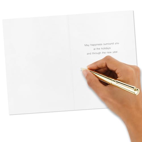 Hallmark Boxed Christmas Cards Festive Foil, 40 Cards with Envelopes S22215