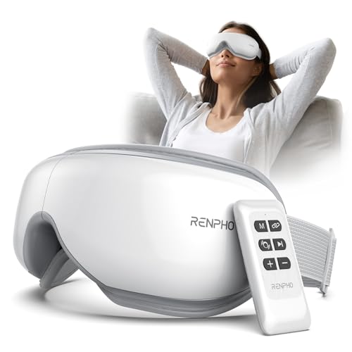 RENPHO Eye Massager with Heat and Compression, Eyeris 1 Sleep Mask R9979