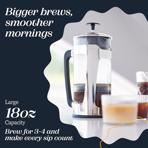 ESPRO P3 French Press Coffee Maker, Black, 32 oz O291