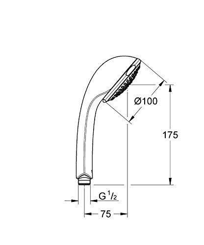 Grohe Relexa Hand Shower Trio Chrome S438