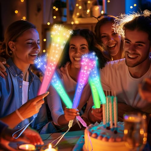 Glow Fiber Optic Wands 24 PCS for Party Favors X726