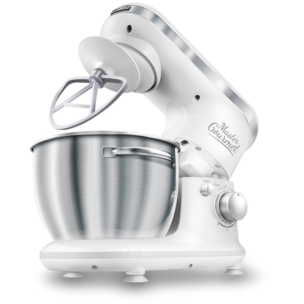 Sencor Stand Mixer with Pouring Shield, Red N9512