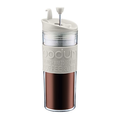 Bodum Travel Press, Vacuum Insulated, 15oz, Black Q18221